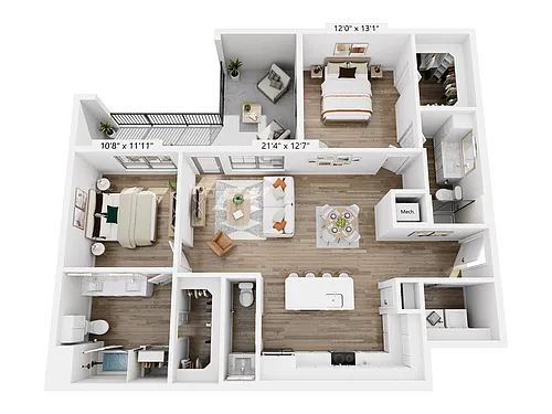 Floor plan B71