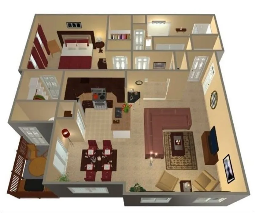 Floor plan Cameron