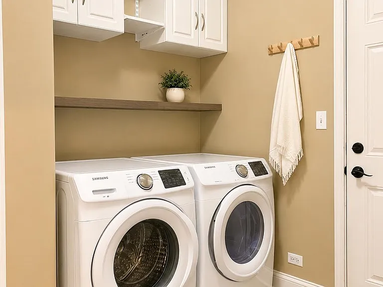 laundry near garage