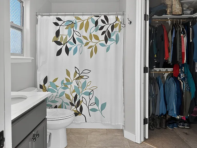 Ensuite bath and closet