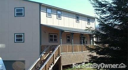 Front view-Side showing covered porch