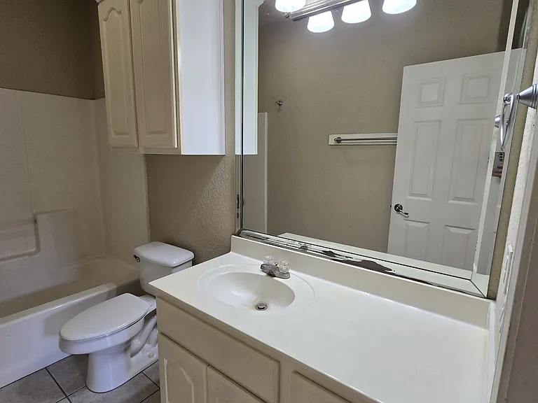 Hallway bathroom