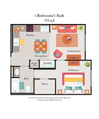 Floor plan 1X1