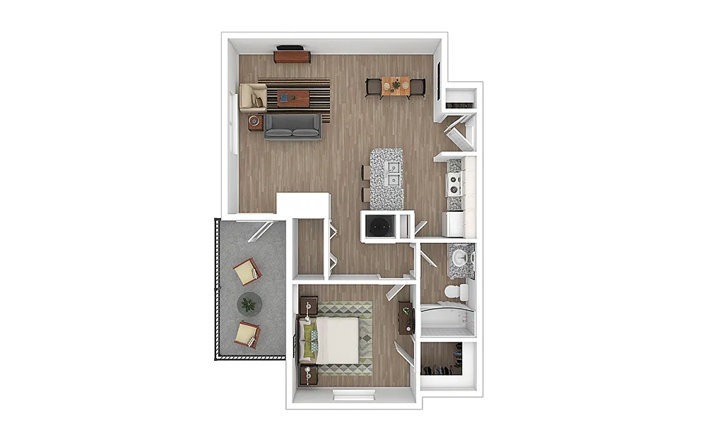 Floor plan Aberdeen - Renovated