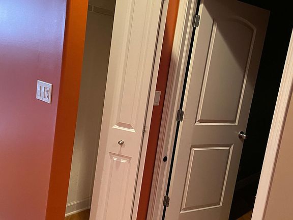 Coat closet & 1st bedroom