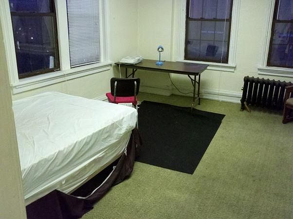 Bedroom. Living room not shown. Any furniture can be removed