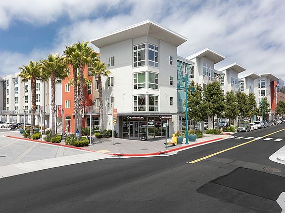 Exterior of apartment building.