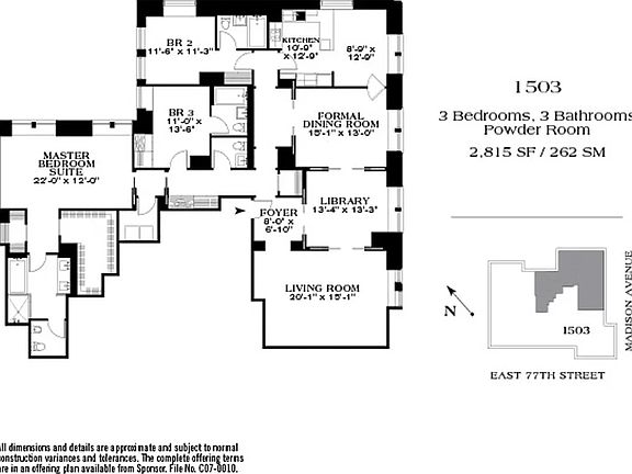 2nd image of 25 E 77th St #1503