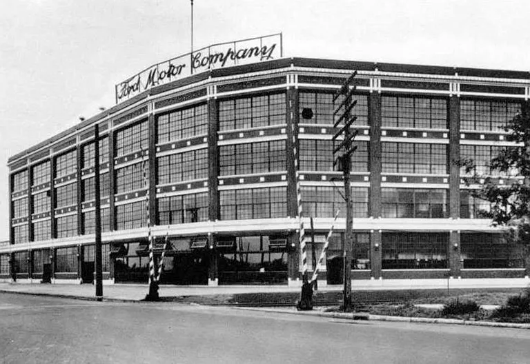 Vintage photo- Built in 1915 as a Ford Motor Plant by famous architect Louis Kahn