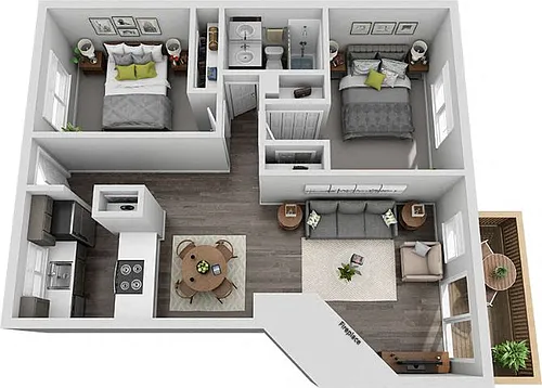 Floor plan 2X1