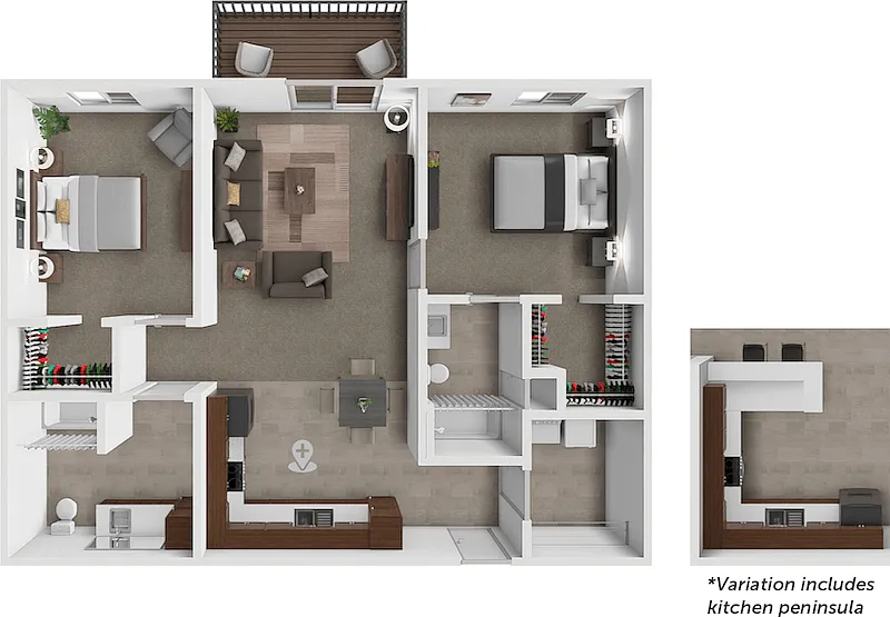 Floor plan Long-Horned