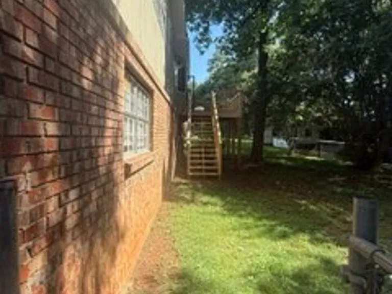 back yard with Deck