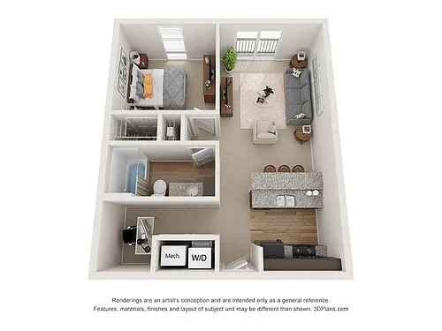 Floor plan Fox | Building 3 - 08/07/2026 Move In - Nulu