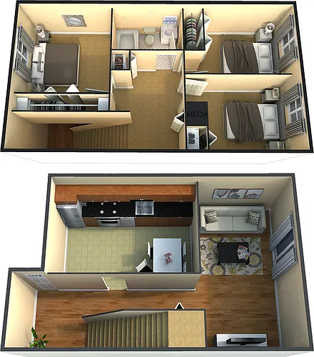 Floor plan 3BR PH3
