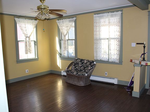 Living room with water view