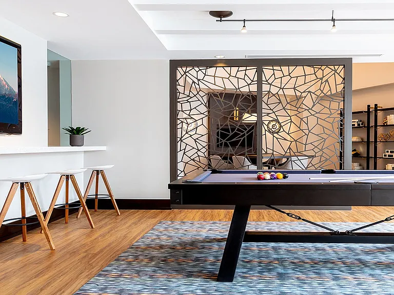Play a game of pool with friends or family
