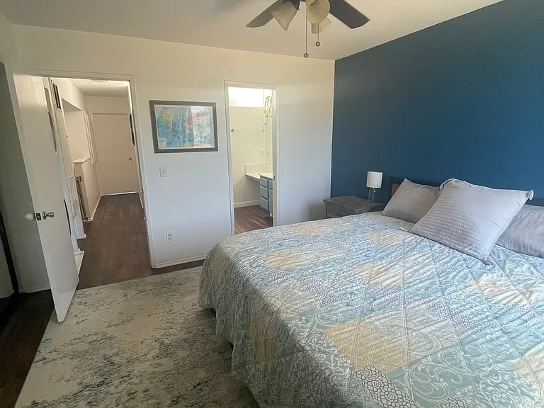 First master bedroom with private bathroom