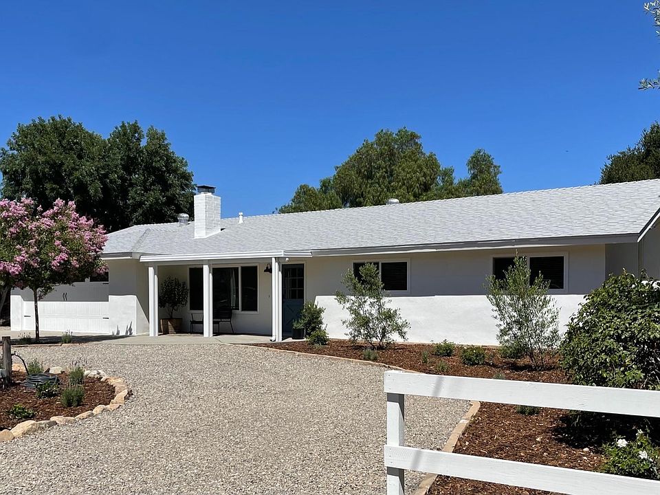 Home and private gravel driveway