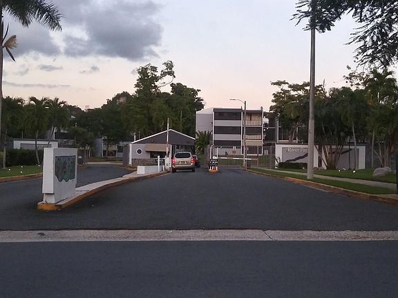 River Park Main gate entrance behind North Star Monument Bayamon, P.R