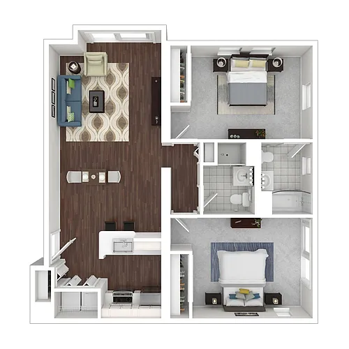 Floor plan 2A-R