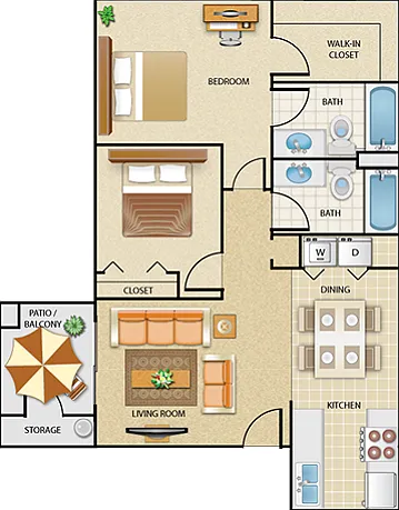 Colores Del Sol C2 Two Bedroom_Havasu Colores Del Sol C2 Two Bedroom_Havasu