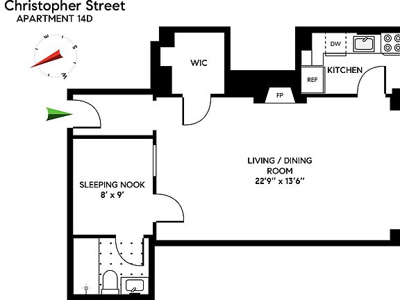 2nd image of 45 Christopher St APT 14D