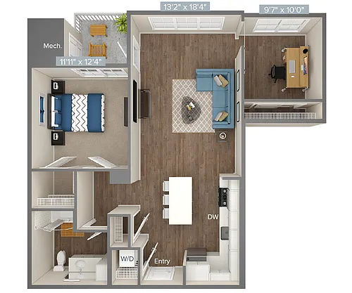 Floor plan AM19D-933