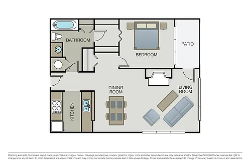 Floor plan Plan 1B