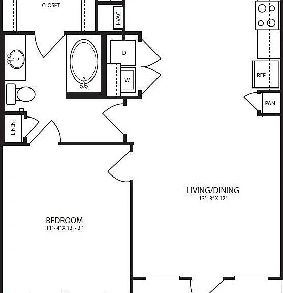 Landmark On Lovers - A4-3 - 1 Beds - 1 Baths - 745 Sq. ft.