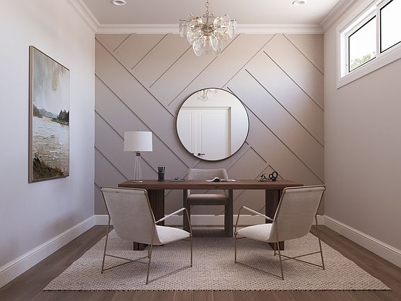 Flex Room Home Office - Interior Rendering