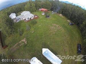 Aerial view of main portion of property