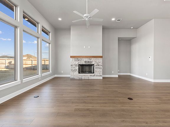 Wood burning fire place