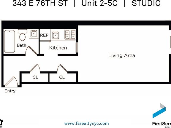 2nd image of 343 E 76th St APT 5C