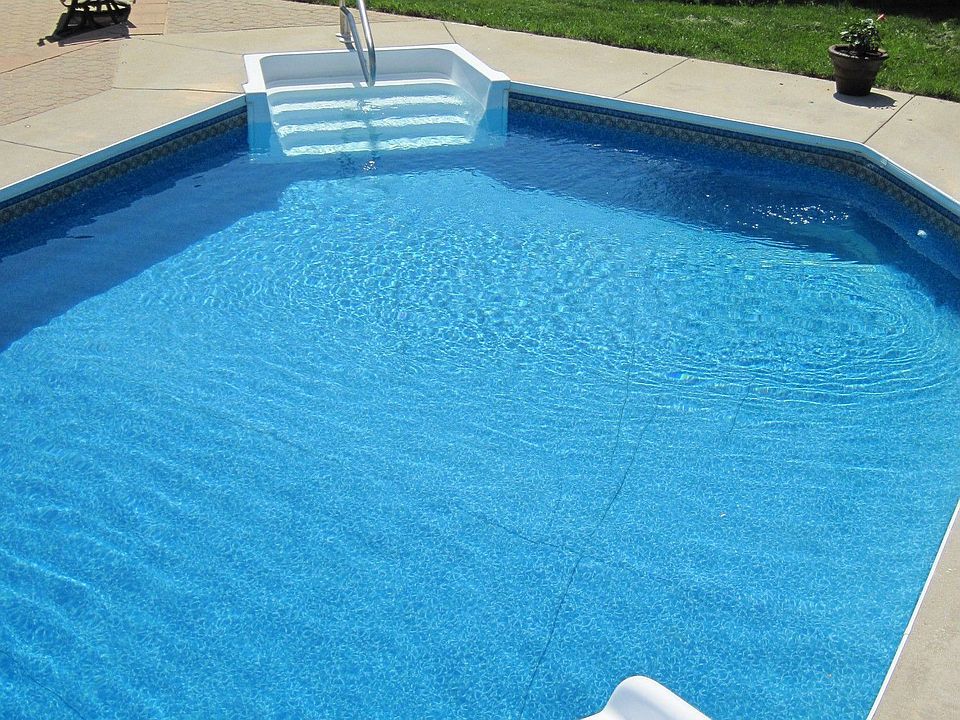 Pool with Slide