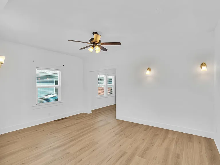 Living room, looking from the front door.