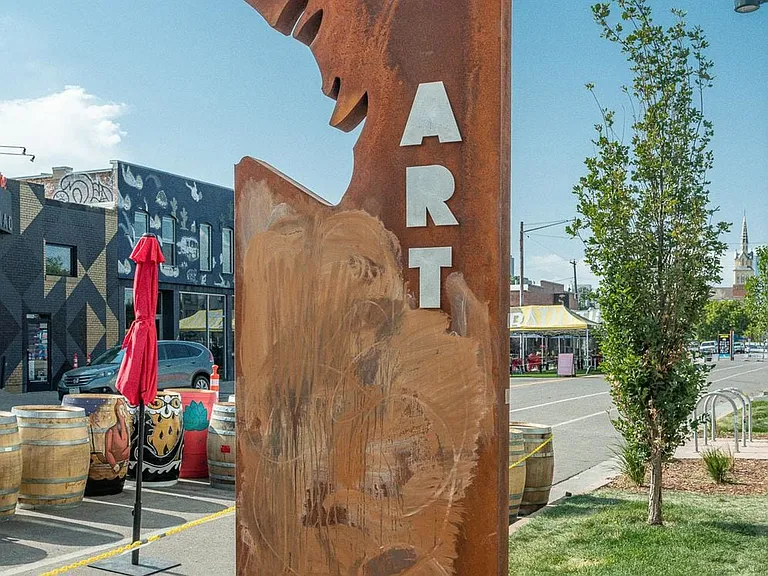 Located in the River North Art District