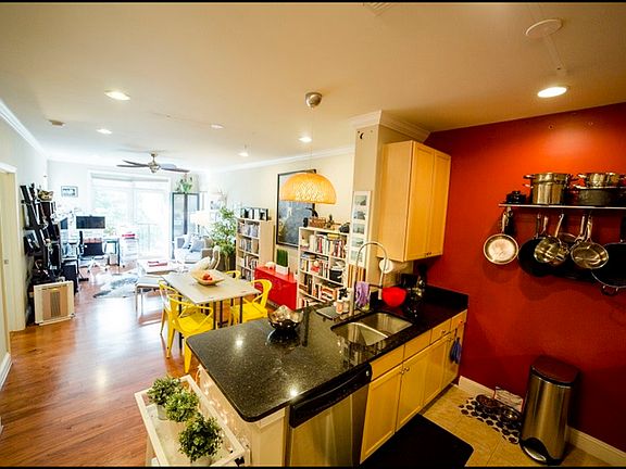 Roomy condo layout