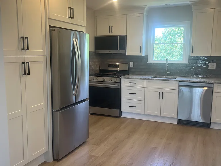 New stainless steel appliances