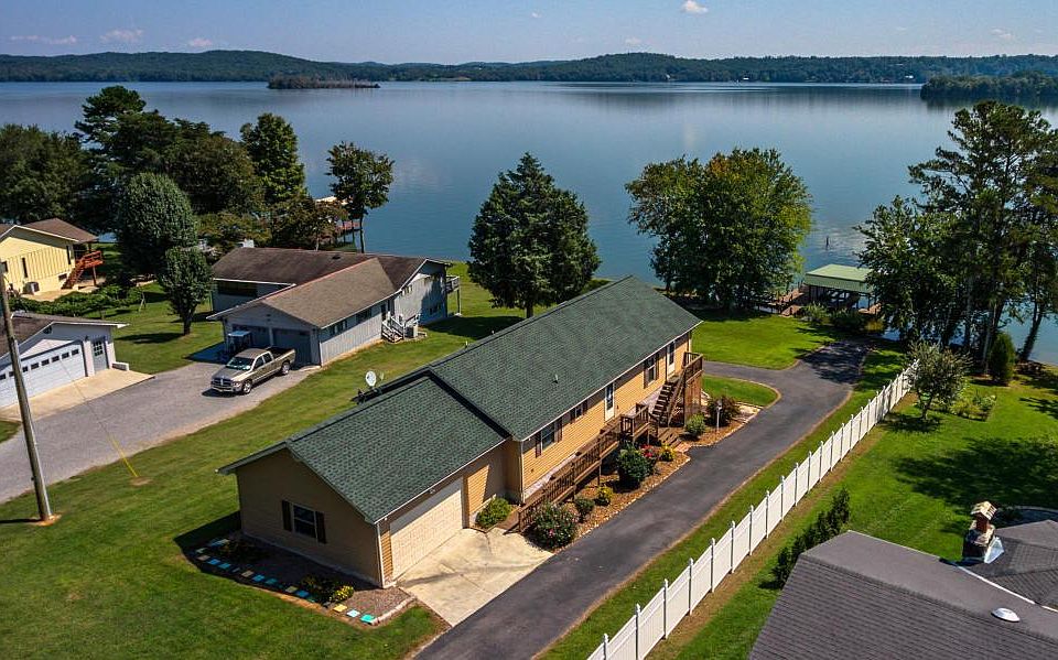 Ariel view of home