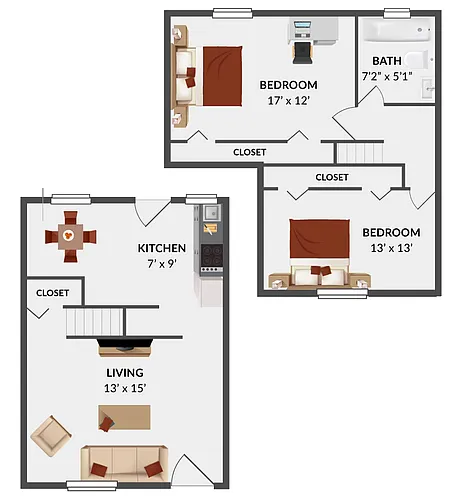 Floor plan Logan Townhome