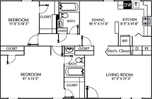 Floor plan Cavalier R