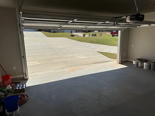 Extra Wide Driveway with side parking space