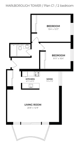 Floor plan 603