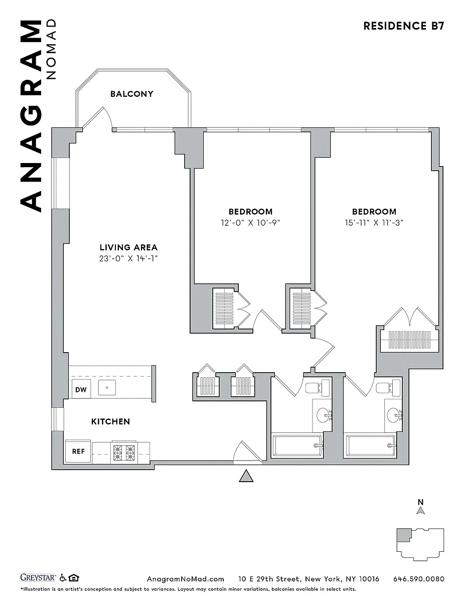 Floor plan B7