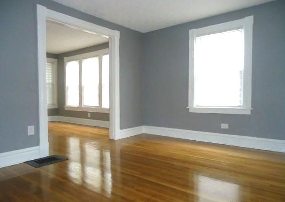 View from living room to dining room