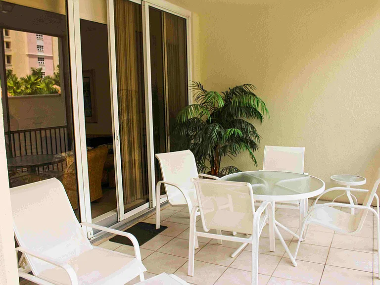 Private patio