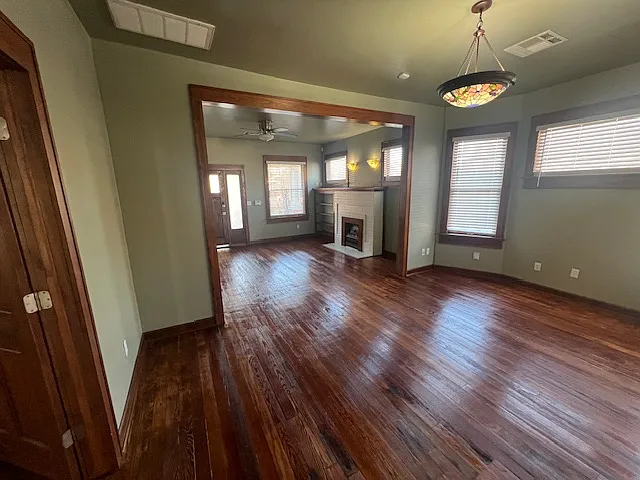 Dining room north to living room