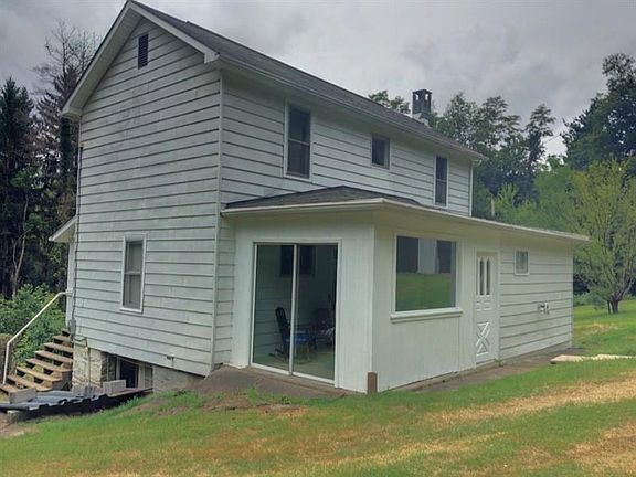Back with enclosed porch
