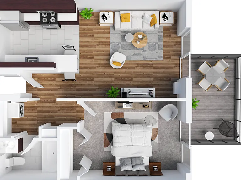 1 Bedroom Standard Unit 1 Bedroom Standard Unit