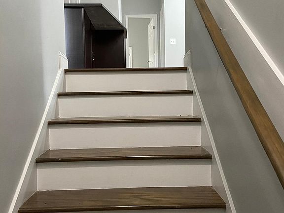 Staircase leading to the house.